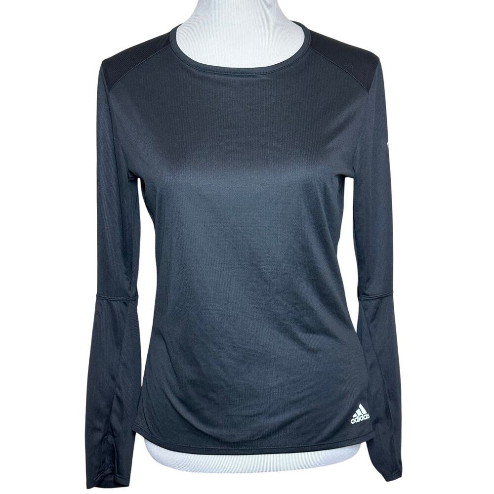 Adidas ClimaLite Energy Running Women’s Long-Sleeve Top - Black Sz M